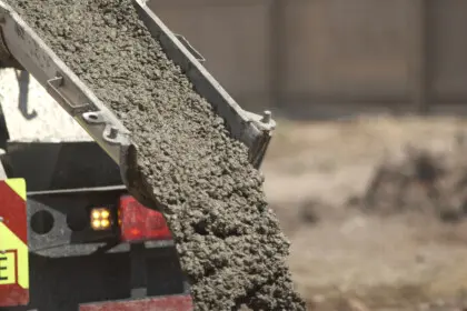 Ready mix concrete truck