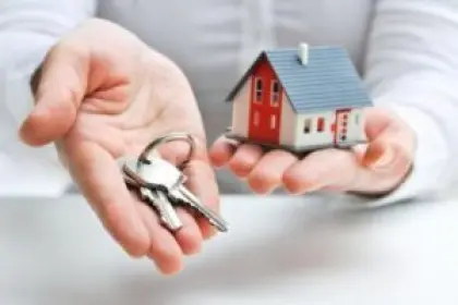 Depositphotos 21515189 stock photo agent with house model and 300x200