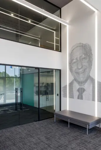 Corporate Human Resources Vertical Landing Architecture Interiors Interior Architect Commerical Institutional Corporate Office Furnishings Colors Functional Foyer 2022 12 16 124251 ofvg