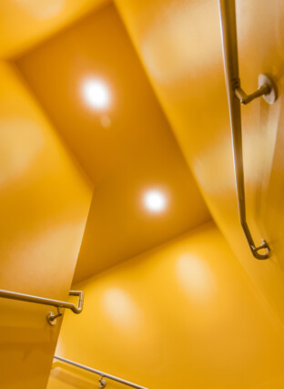 Corporate Human Resources Tall Architecture Interiors Interior Architect Commerical Institutional Corporate Office Fit Out Stairway Yellow Brand Colors 2022 12 16 124304 qqan