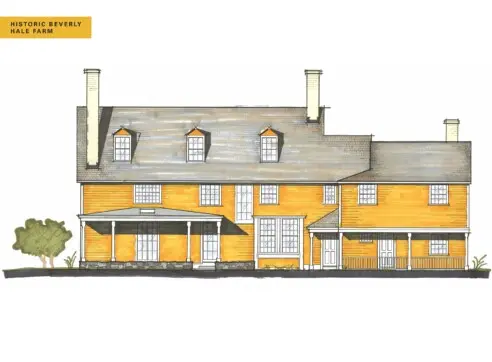 Historic Beverly Hale Farm Hero Rear Elevation Rendering with Name 2022 12 16 120817 cyyc