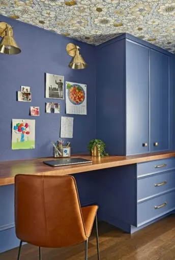 This Old House Gray Lodge Tall Interior Office First Floor