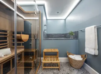 Infared Sauna and Cold Plunge Soaking Tub