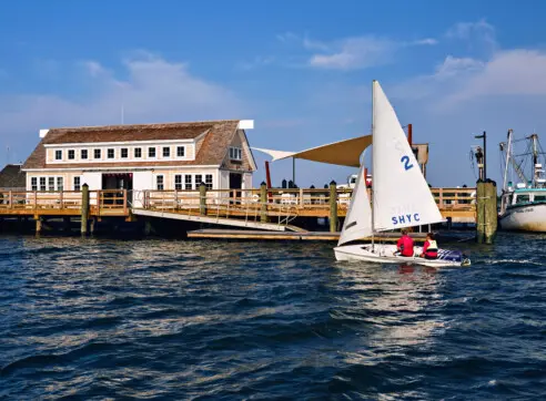 Stage Harbor Yacht Club Hero Architecture Design Comnmercial Institutional Community Shingle Style Facade Boathouse Clubhouse Cape Cod Education Wharf Sailing Boating 2022 12 16 124342 utno