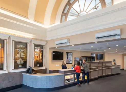 The Cabot Hero Lobby Restoration Preservation Historic Entry Rose Window Plaster Details Grand Arched Celings Cinema Theater Art Deco 2022 12 16 125148 ujlv