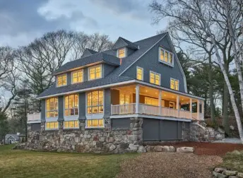 This Old House Gray Lodge Horizontal Landing Exterior