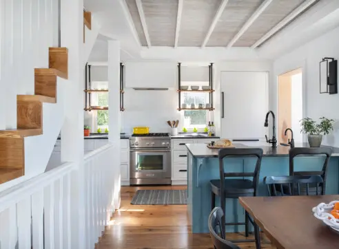 Captains Row Hero Historic Renovation Addition Interior Design Neutral Tones Interior Architecture Chatham Cape Cod Newel Stairs Built In Nook Kitchen 2022 12 16 124400 uwsm