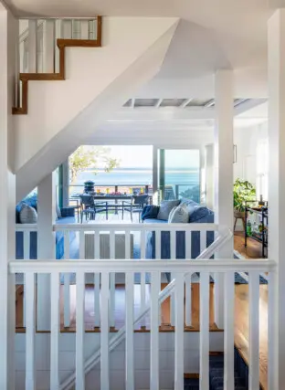 Captains Row Tall Historic Renovation Addition Architecture Interior Design Chatham Cape Cod Home Stairs Living Room Open Layout 2022 12 16 124407 bbzz