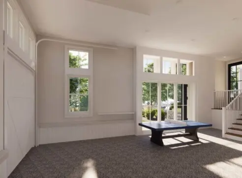 Bay Views Hero Rendering Architecture Interiors Garage Space Game Room Barn Doors Transom Windows 2022 12 16 124425 rvkt
