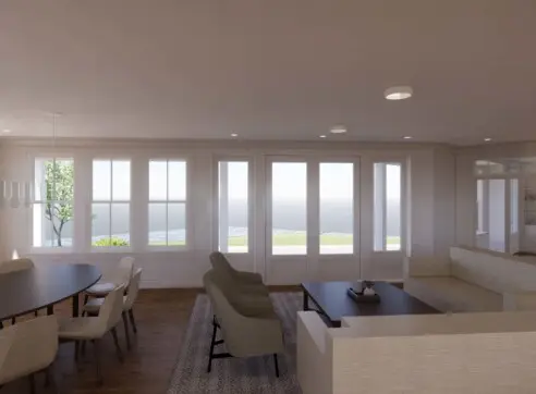 Bay Views Hero Rendering Architecture Interiors Great Room Center Custom Furnishings Details Trim Moulding 2022 12 16 124425 dgjd